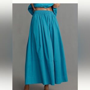 NWT - Maeve Poplin Maxi Skirt